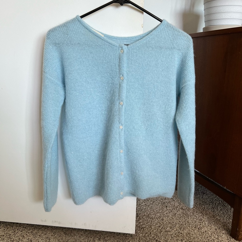 Sezane Gaspard Cardigan Sky Blue XS